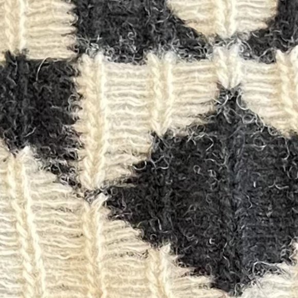 Vintage 90s "The Bay" 100% Lambswool OVERSIZED Nordic Tribal Heritage Sweater-M - Picture 15 of 16